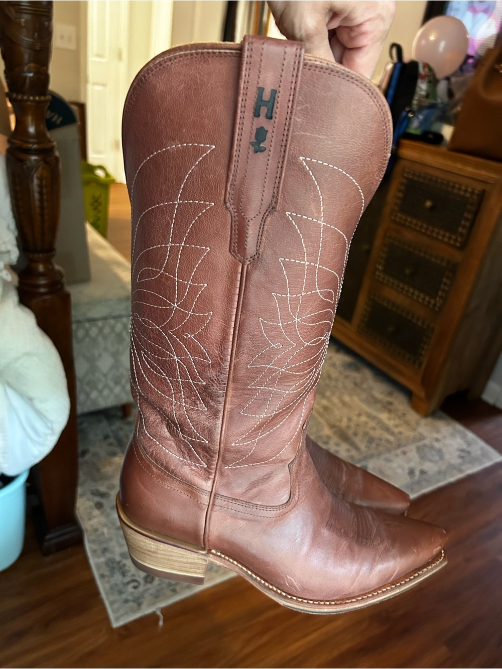 Tecovas scotch goat Leather Annie Monarch boots